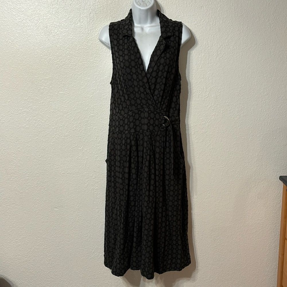 Anthropologie Elm Eyelet Midi Dress 14